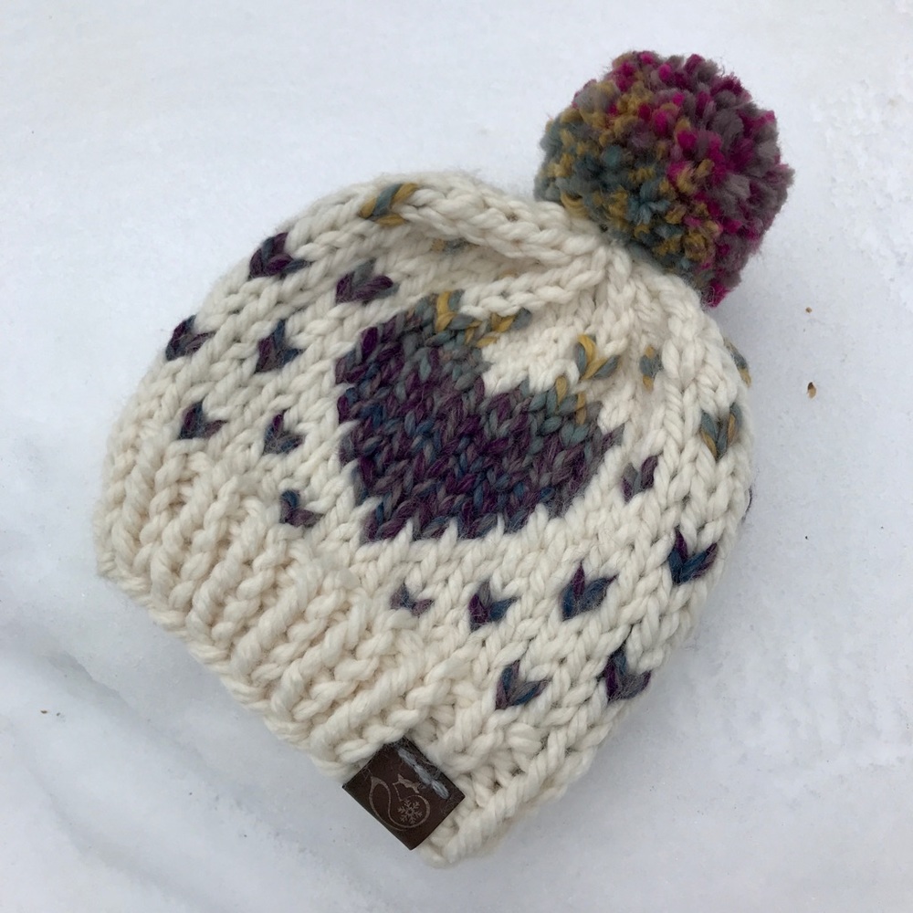 Sweetheart Beanie Toddler Pompom Winter hat